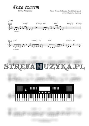 Poza czasem - Dorota Miśkiewicz nuty pdf na keyboard