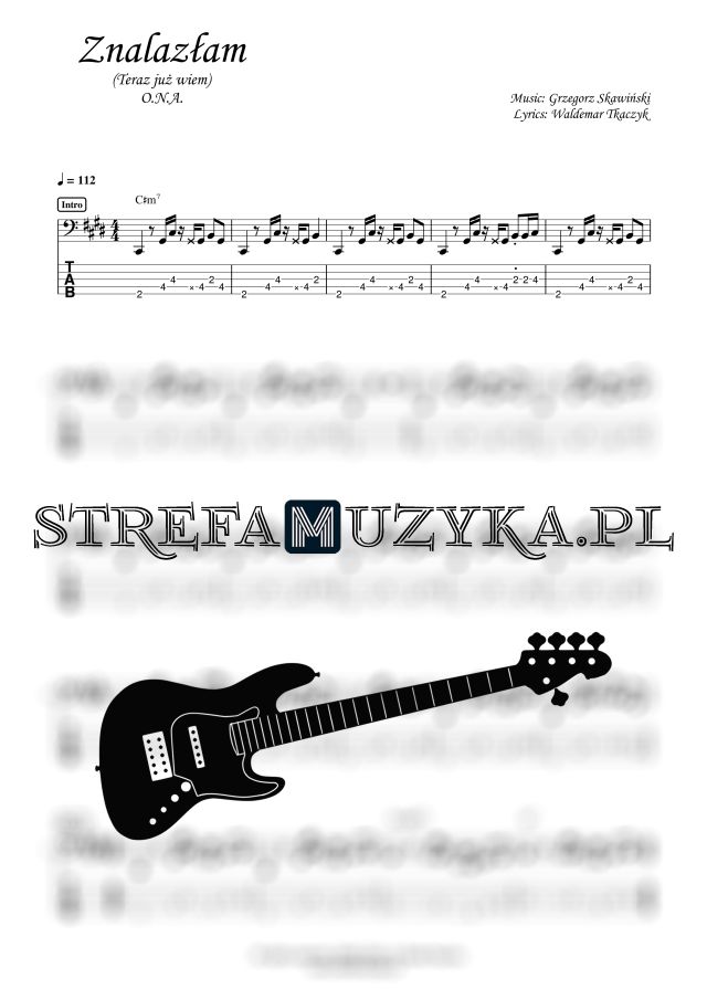 Znalazłam (Teraz już wiem) - O.N.A. - Bas - StrefaMuzyka.pl