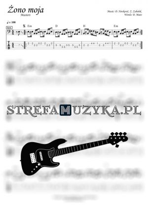 Żono moja - Masters - Gitara Basowa - Bass Tab - StrefaMuzyka.pl