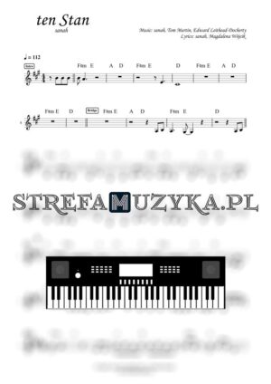 ten Stan - sanah - Nuty na Keyboard - StrefaMuzyka.pl