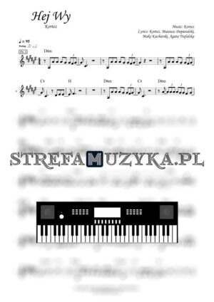 Hej Wy - Kortez - Nuty Keyboard - StrefaMuzyka.pl