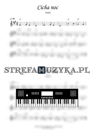 Cicha noc - Nuty na Keyboard - Kolędy - www.StrefaMuzyka.pl