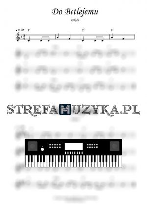 Do Betlejemu nuty pdf na keyboard
