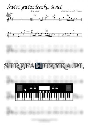 Świeć, gwiazdeczko, świeć - Arka Noego nuty na keyboard, pianino, fortepian