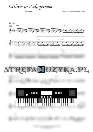 Miłość w Zakopanem - Sławomir - Nuty Keyboard - StrefaMuzyka.pl