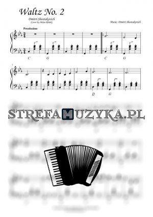 Waltz No. 2 - Dmitri Shostakovich (Cover by Milan Řehák) - Nuty Akordeon