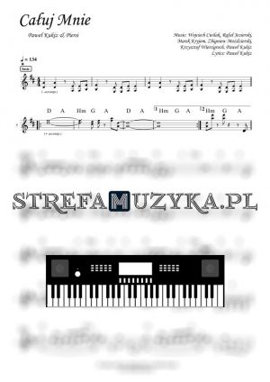 Całuj Mnie - Paweł Kukiz & Piersi nuty pdf na keyboard