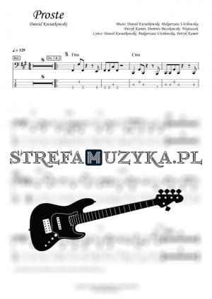 Proste - Dawid Kwiatkowski - Gitara Basowa - StrefaMuzyka.pl