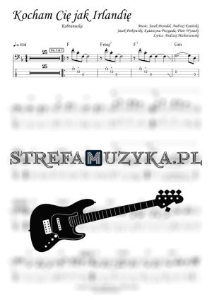 Kocham Cię jak Irlandię - Kobranocka - Gitara Basowa - StrefaMuzyka.pl