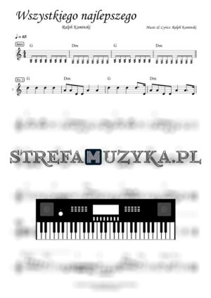 Wszystkiego najlepszego - Ralph Kaminski nuty pdf na keyboard