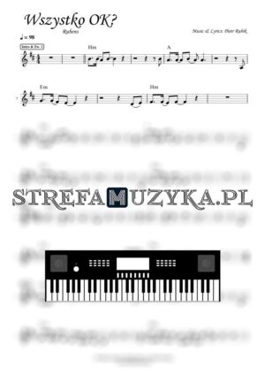 Wszystko OK? - Rubens nuty pdf keyboard