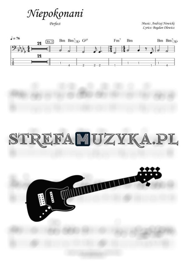 Niepokonani - Perfect - Gitara Basowa - StrefaMuzyka.pl