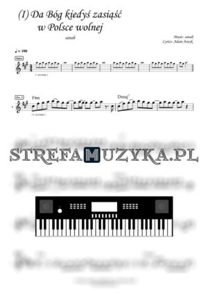 (I) Da Bóg kiedyś zasiąść w Polsce wolnej - sanah - Nuty Na Keyboard