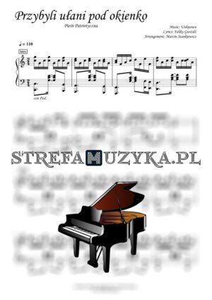 Przybyli ułani pod okienko nuty pdf akompaniament