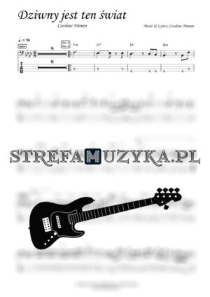 Dziwny jest ten świat - Czesław Niemen - Gitara Basowa - StrefaMuzyka.pl