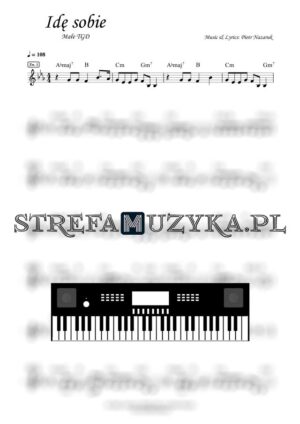 Idę sobie - Małe TGD nuty pdf na keyboard