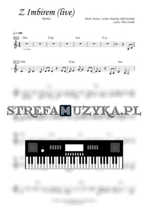 Z Imbirem - Kortez nuty pdf na keyboard