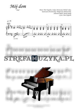 Mój dom - Feel nuty pdf akompaniament pianino