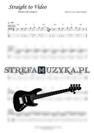Straight to Video - Mindless Self Indulgence - Bass Tab - StrefaMuzyka.pl