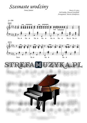 Szesnaste urodziny (Happy Birthday, Sweet Sixteen) - Irena Santor nuty pdf na pianino akompaniament