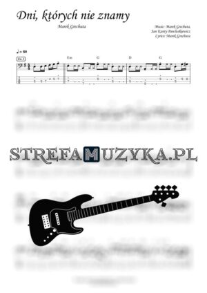 Dni, których nie znamy - Marek Grechuta - Gitara Basowa