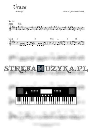 Uraza - Małe TGD - Nuty naKeyboard - StrefaMuzyka.pl