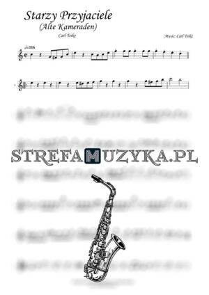 Starzy Przyjaciele (Alte Kameraden) – Carl Teike nuty pdf na saksofon altowy