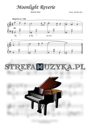 Moonlight Reverie - Martha Mier nuty pdf, sheet music piano