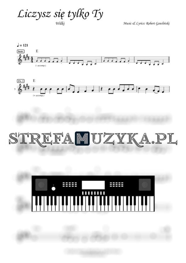 Liczysz się tylko Ty - Wilki - Keyboard - StrefaMuzyka.pl