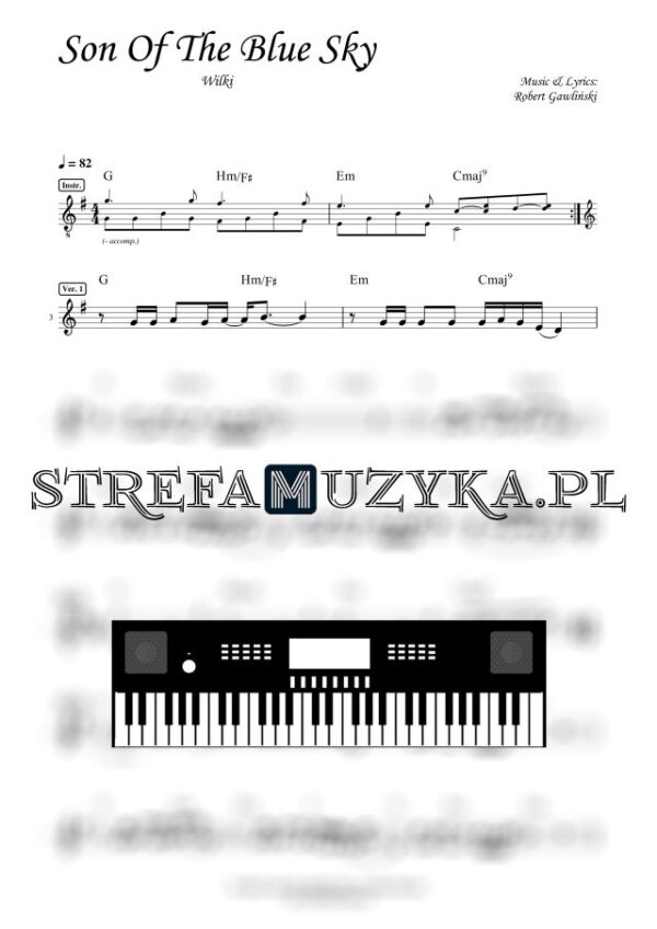Son Of The Blue Sky - Wilki - Keyboard - StrefaMuzyka.pl