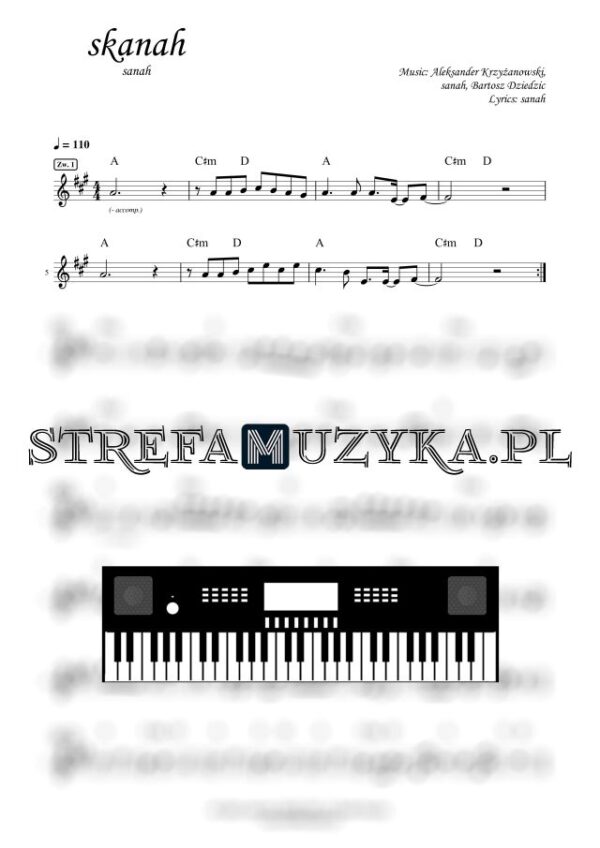 skanah – sanah - Keyboard - StrefaMuzyka.pl