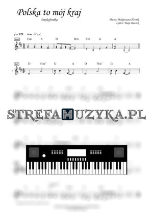 Polska to mój kraj - Smykofonika nuty pdf na keyboard