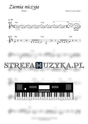 Ziemia niczyja - Kortez nuty pdf na keyboard, pianino