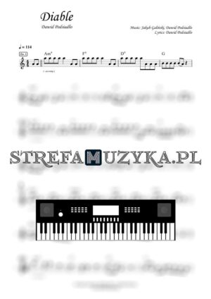 Diable - Dawid Podsiadło nuty pdf keyboard