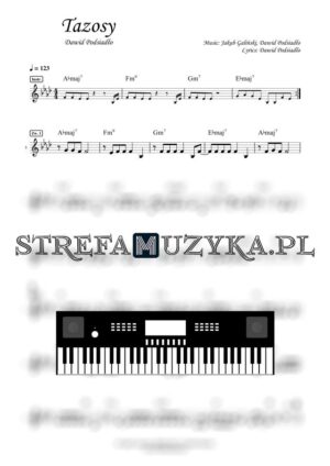 Tazosy - Dawid Podsiadło nuty pdf na keyboard