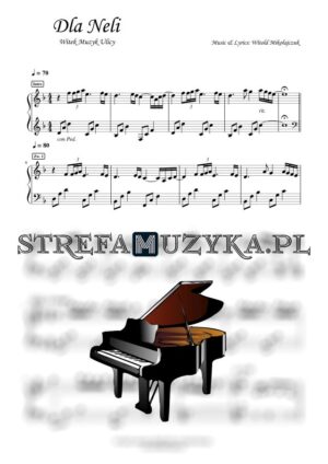Dla Neli - Witek Muzyk Ulicy nuty pdf na pianino, akompaniament