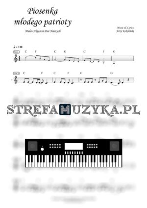 Piosenka młodego patrioty - Mała Orkiestra Dni Naszych -Keyboard
