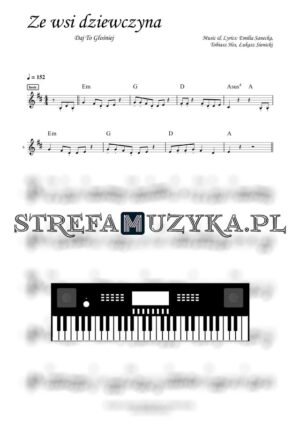 Ze wsi dziewczyna - Daj To Głośniej - Keyboard - StrefaMuzyka.pl