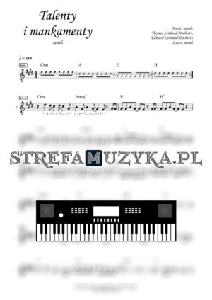 Talenty i mankamenty - sanah - Keyboard - StrefaMuzyka.pl