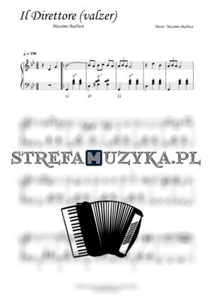 Il Direttore (valzer) - Massimo Budriesi - Akordeon - Strefa Muzyka