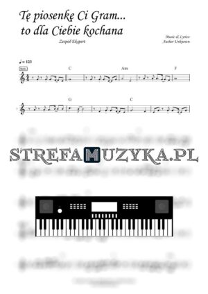 Tę piosenkę Ci Gram.. - Zespół Ekspert - Keyboard - Strefa Muzyka