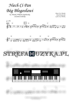 Niech Ci Pan Bóg Błogosławi - Ks. Piotrek - Keyboard