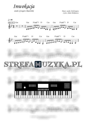 Inwokacja - sanah, Grzegorz Skawiński - Keyboard - Strefa Muzyka
