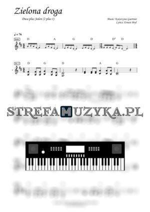 Zielona droga - Dwa plus Jeden - Keyboard - StrefaMuzyka.pl