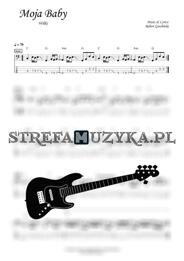 Moja Baby - Wilki - Gitara Basowa - StrefaMuzyka.pl