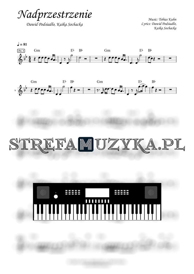 Nadprzestrzenie - Dawid Podsiadło, Kaśka Sochacka - Keyboard