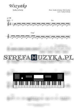Wszystko - Kaśka Sochacka - Keyboard - StrefaMuzyka.pl