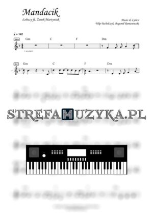 Mandacik - Łobuzy ft. Zenek Martyniuk nuty pdf na keyboard
