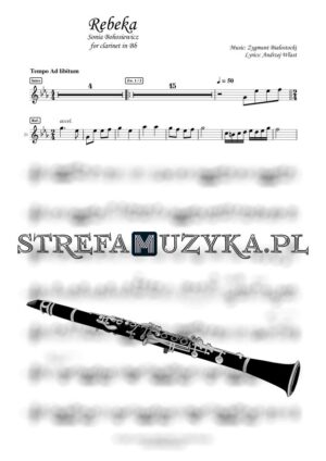Rebeka - Sonia Bohosiewicz nuty pdf na klarnet