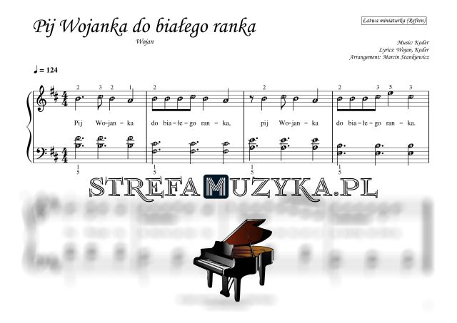 Pij Wojanka - Wojan – Łatwa Miniaturka (Refren) - obrazek 2